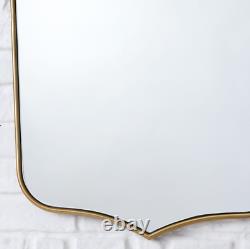 John Lewis & Partners Florence Shield Wall Mirror Gold, REF L84 RRP £399
