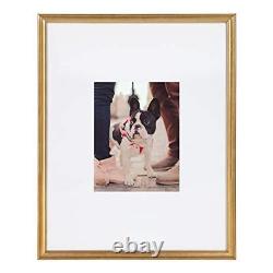 Kate and Laurel Adlynn Wall Picture Frame Set 16 x 20 matted to 8 x 10 Go
