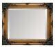 LARGE Walnut & Gold Framed Ornate Wall Overmantle Mirror CHOOSE YOUR SIZE