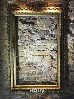 Large 124x84cm Antique Gilt Picture Frame Ornate Deep Set Gallery Wall