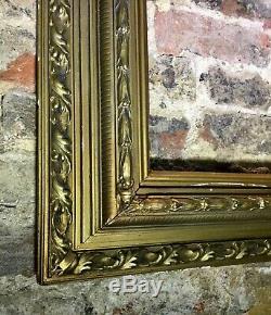 Large 124x84cm Antique Gilt Picture Frame Ornate Deep Set Gallery Wall