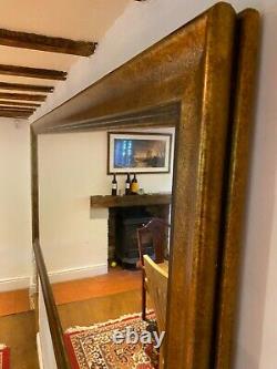 Large (84'x37') Gold Framed Mirror for Large Wall
