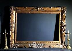 Large 97x71cm Antique Picture / Photo Frame Gilt Ornate Detail / Gallery Wall