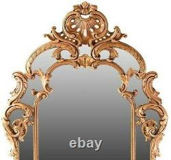 Large Antique Style French Giltwood Wall Hall Bedroom Mirror 145 cm H 84 cm w