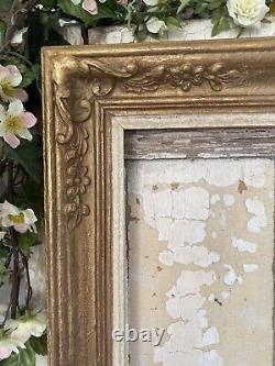 Large EXQUISITE 60 YEAR Old BAROQUE Gold Vintage Painting Frame 33 x 25.5