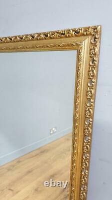 Large Gilt Style Gold Framed Mantle Wall Mirror 3'3 x 1'8