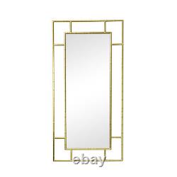 Large Gold Bamboo Framed Wall Mirror 120cm x 60cm glamorous luxurious