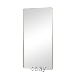 Large Gold Curved Framed Wall / Leaner Mirror 160cm x 80cm full length