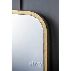 Large Leaner Mirror Wall Floor Shabby Chic Gold Curved Frame Bedroom Hallway UK