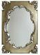 Large Ornate Antique Grecian Champagne French Wall Mirror 76cm x 102cm
