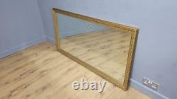 Large Vintage Gold Framed Mantle Gilt Style Wall Mirror Country House Style