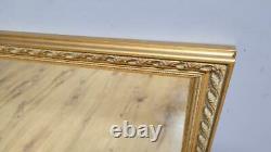 Large Vintage Gold Framed Mantle Gilt Style Wall Mirror Country House Style