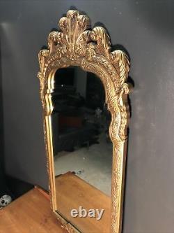 Large Vintage Rare E Gomme Wall Mirror Gilt Feather Rococo Vgc G Plan 97cm