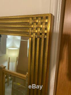 Large Wall Hanging Framed Beveled Edge Mirror 64 Length 44 Width 1 Thick