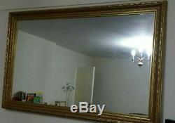 Large Wall Hanging Framed Beveled Edge Mirror 67 Length 42 Width 2.2 Thick