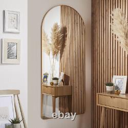 Liberty Arched Metal Framed Gold Mirror H 170cm x W 80cm