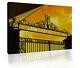 Liverpool You'll Never Walk Alone CANVAS WALL ART Picture Print Gold / Mustard