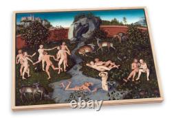 Lucas Cranach the Elder The Golden Age CANVAS FLOATER FRAME Wall Art Print