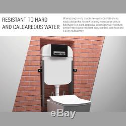 Luxury WC Concealed Partition Wall Hung Toilet Cistern Frame Dual Flush Plate