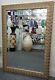 (M017) Gold/Bronze Brushed Finished Wooden Framed Wall Mirror 107cmx76cm