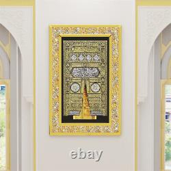 Mashaa Allah Islamic Wall Art Canvas Frames Art Beautiful Gold Colours 100x65cm