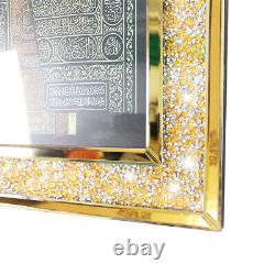 Mashaa Allah Islamic Wall Art Canvas Frames Art Beautiful Gold Colours 100x65cm