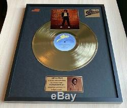 Michael Jackson Off the wall 1979 GOLD VINYL EPIC UK LABEL IN FRAME