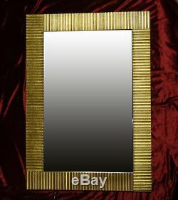 Mirror Frame Biago Wall Mirror Gold Wooden 100x70 cm Kristall-Form Mirror