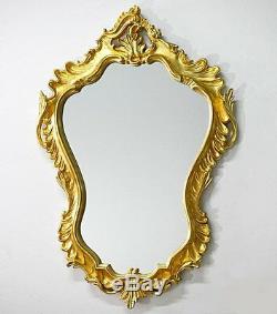 Mirror Frame Oval Baroque Wall Gold Antique Rococo 90x60cm Renaissance Woe