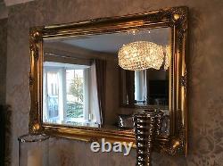 Mirror Large Antique Gold Decorative Ornate Stunning Mirror Save ££s NEW