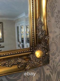 Mirror Large Antique Gold Decorative Ornate Stunning Mirror Save ££s NEW