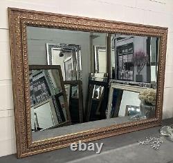 Mirror XL Antique Gold Shabby Chic Ornate Decorative Wall Mirror FLORENCE