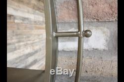 Mirror with Shelf Gold Wall Mirror Industrial Metal Frame