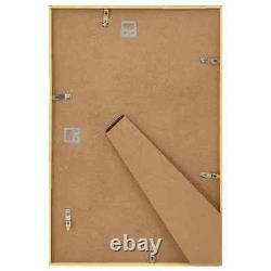 Modern Photo Frames Collage 5 pcs for Wall or Table Gold 50x70cm MDF