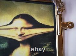 Mona Lisa Gioconda monna lisa wall art framed photo frame ironic humor painting