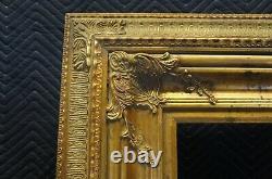 Monumental French Gold Wood Artwork or Mirror Frame Picture Floor Wall 88