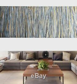 Original gold fields painting abstract modern art wall decor by Jane choose size