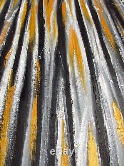 Original gold fields painting abstract modern art wall decor by Jane choose size