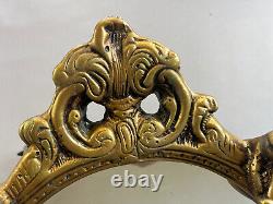 Ornate Rococo Style Gold Mirror Wall Mirror Gilt Frame Cherub Decoration