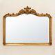 Patrica Gold Overmantle Mirror Decorative Wall Horizontal LA Fast Delivery