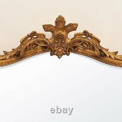 Patrica Gold Overmantle Mirror Decorative Wall Horizontal LA Fast Delivery