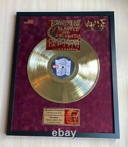 Pavement Slanted And Enchanted 1992 Custom 24k Gold Vinyl Record in Wall Frame