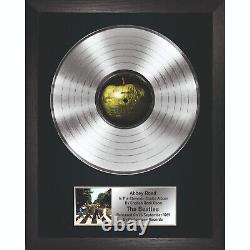 Pesonalized Platinum Album Record Music Award for Rock Bands / Recording Studio