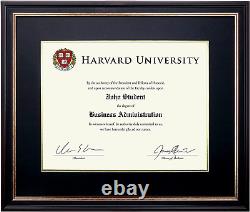 Photo Document Frame 11 X 14 with Double Mat Graduation Diploma Certificate H