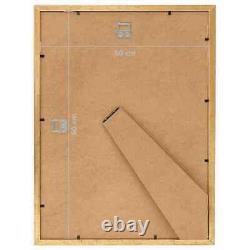 Photo Frames 5 pcs for Wall or Table Gold 50x60 cm MDF Practical Set