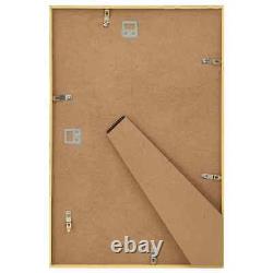 Photo Frames Collage 3 pcs for Wall or Table Gold 59.4x84cm MDF Home Design