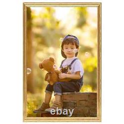 Photo Frames Collage 5 pcs for Wall or Table Gold 50x70cm MDF Poster Frame