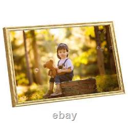 Photo Frames Collage 5 pcs for Wall or Table Gold 50x70cm MDF Poster Frame