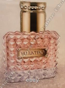 Pink & gold VLTN heels bottle bag pictures liquid art, crystals & mirror frames