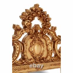 Premier Housewares Wall Mirror Rich Gold Finish Home Décor Neoclassical Design
